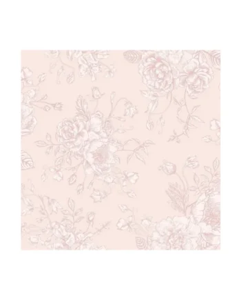Romantic Roses Wallpaper in Pink