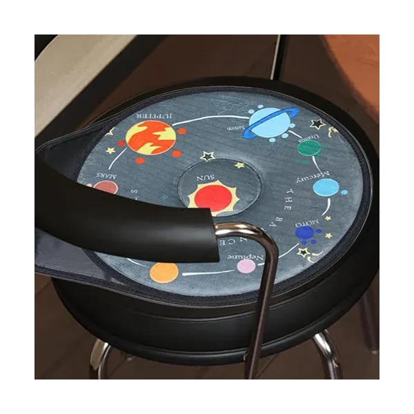 Rotating Car Seat Cushion 360 Degree Rotation Reduce Hip Back Strain Chair | Swivel Seat Cushion for Car for Easy Turning Bed To Wheelchair Chair Household Elderly Child Safety Chair Assist