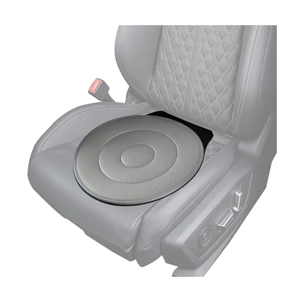Rotating Car Seat Cushion Moisture-Wicking Anti-Slip Chair Mat | 360 Degree Rotating Automotive Seat Cushions Driver Elderly Senior Pregnancy Truck SUV Travel
