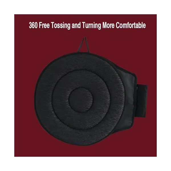 Rotating Seat Cushion for Car, Rotating Seat Cushion, 360 Rotating Seat Cushion for Car, Rotating Seat Cushion Elderly for Car, Swivel Seat Cushion for Car Elderly, Office Chairs, Non Slip (Gray)