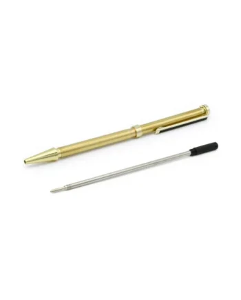 Rotur Standard Mech Black Stripe Clip 7mm Pen Kit Gold (5 pack)