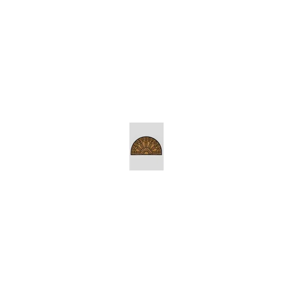 Rubber & Coir Semicircle Doormat