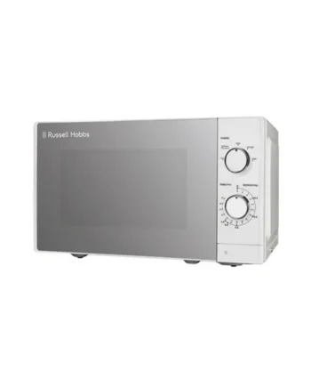 Russell Hobbs Manual Microwave 20 Litre 800W 5 Power Levels, Timer and Defrost, Easy Clean White RHM2027