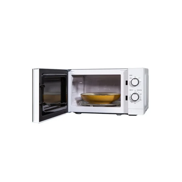 Russell Hobbs Manual Microwave 20 Litre 800W 5 Power Levels, Timer and Defrost, Easy Clean White RHM2027