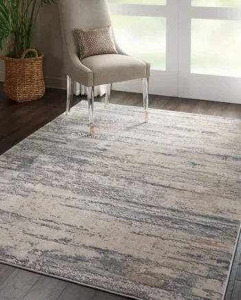Rustic Textures Beige & Grey Rug, 282 x 389 cm