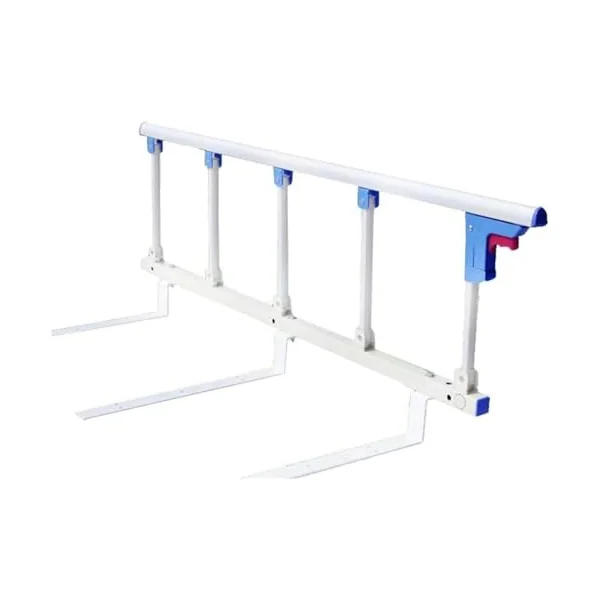 Safety Side Guard for Adults, Elderly Folding Bed Rail Guard Assist Bar Handle Supply Hospital Metal Bed Railing