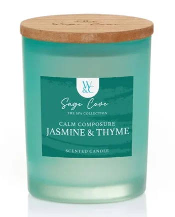 Sage Cove Scented Candle Jar 210g - Calm Composure