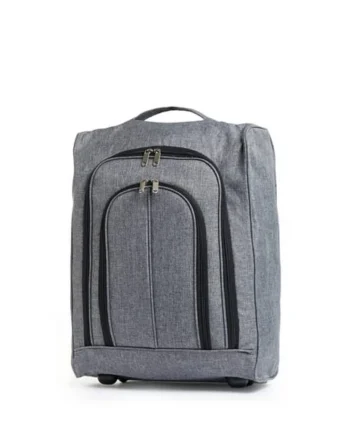 Salisburys Light Luggage Ultra Lightweight Carry-On Cabin Suitcase - Grey