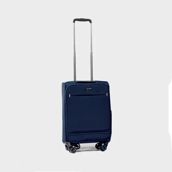 Salisburys Premium Soft Shell Expandable Suitcases - Navy