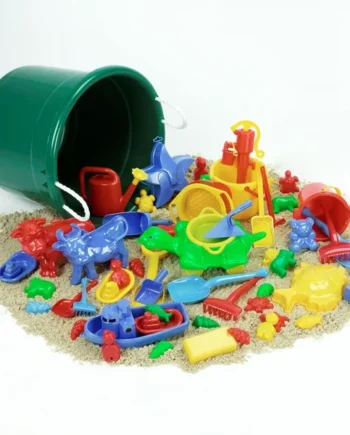 Sand and Water Play Set in Giant Tub