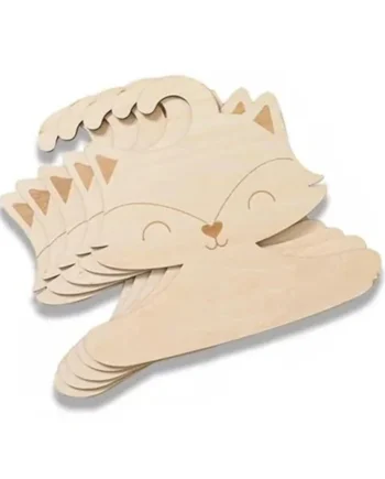 Sanfly Nordic Style Baby Cute Wooden Clothes Hanger 5pcs/set Baby Pants Hanger Wooden Nursery Decoration Baby Clothes Hangers