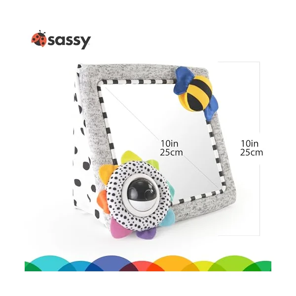 Sassy Baby See Me Floor Mirror, White