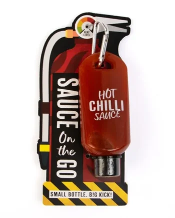 Sauce On The Go Hot Chilli Sauce Keychain 56g