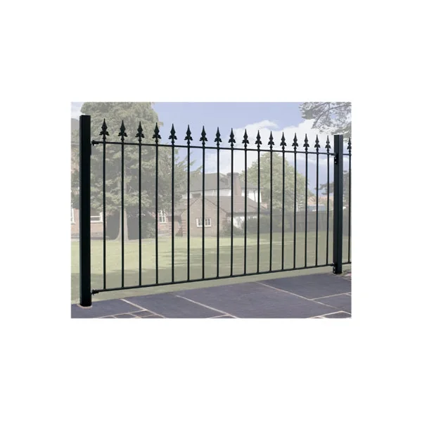 SAXA Metal Spear Top Garden Fence Panel 1830mm (6ft) GAP x 950mm High SAZP01