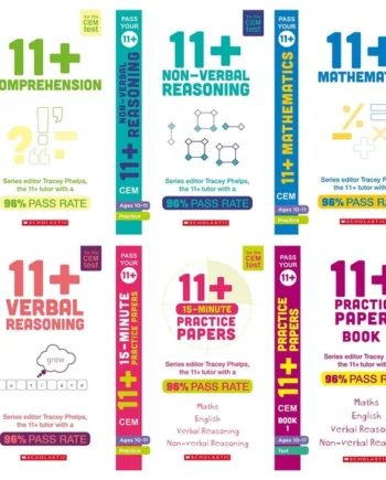 Scholastic CEM 11+ Practice & Revision x6 Book Collection (10-11 Years)
