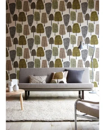 Scion Cedar Forest Multicoloured Wallpaper