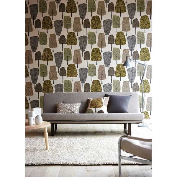 Scion Cedar Forest Multicoloured Wallpaper