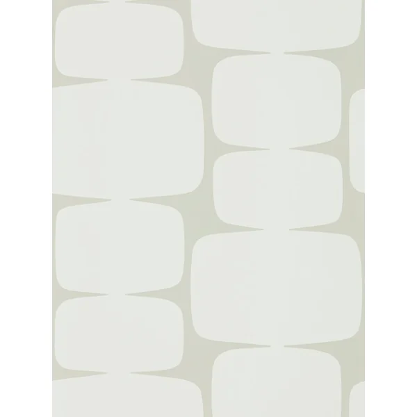 Scion Oversized Abstract Design Cream Wallpaper
