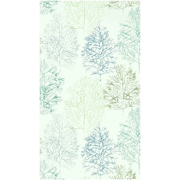 Scion Soetsu`s Abstract Tree Design Wallpaper - Green