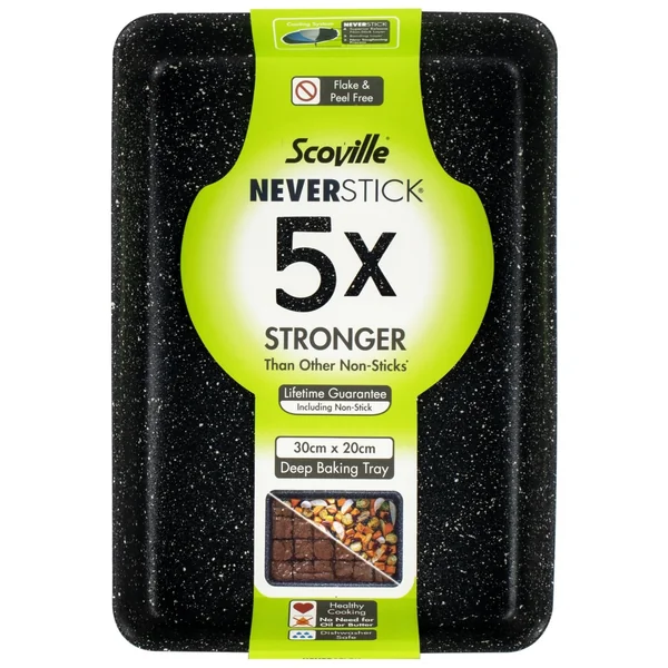 Scoville 30cm Neverstick Aluminium Deep Baking Tray