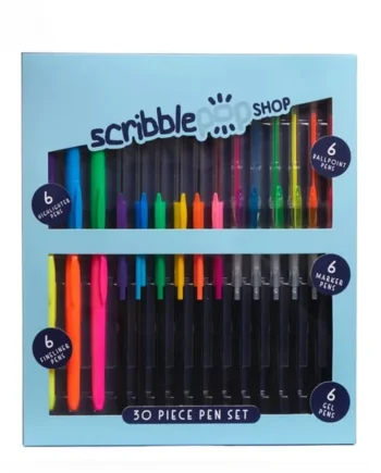 Scribble Pop Shop Pen Set 30 Pieces
