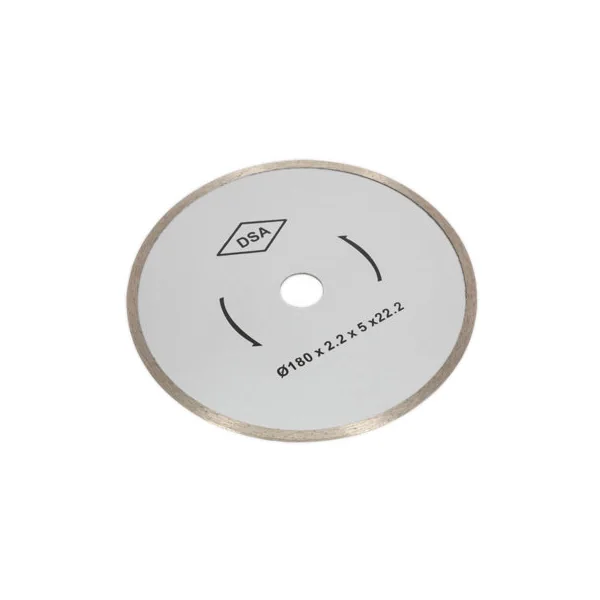 Sealey Continuous Rimmed Diamond Cutting Blade Diameter 180mm For TC180 TC180B/04