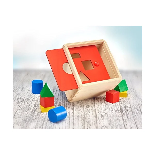 Selecta 62005 Wooden Sorting Box 14 cm