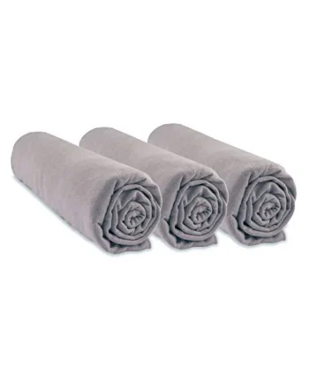 Set of 3 Fitted Sheets 70 x 160 cm for Baby Cot Cot 70 x 160 cm | 100% Organic Cotton | Hazelnut | Stretchy & Breathable | Healthy Sleep | Brand Easy Dort | GOTS Oeko-Tex Certified | Made in Europe