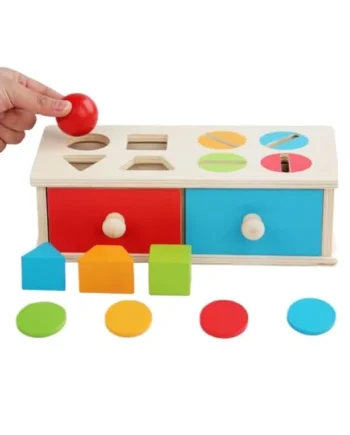 Shape Sorter Wooden Educational Interactive Funny | Sorting Activities Kids Learning Girls Children Family Home School Travel Camping Picnic Play