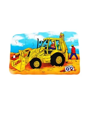 Shaped Floor Puzzle - Digger