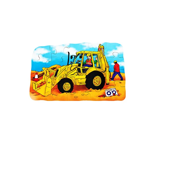 Shaped Floor Puzzle - Digger