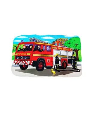 Shaped Floor Puzzle - Fire Engine