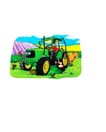 Shaped Floor Puzzle - Tractor