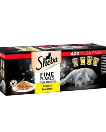 Sheba Poultry Selection Cat Food, 40 x 85g
