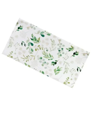 SHINEOFI Reusable Dismountable Design Green Cloth Changing Pad Cover Beautiful Pattern for Babies for Nursery and Portable Changing Mats
