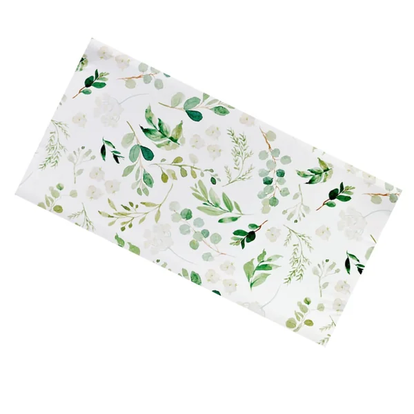 SHINEOFI Reusable Dismountable Design Green Cloth Changing Pad Cover Beautiful Pattern for Babies for Nursery and Portable Changing Mats