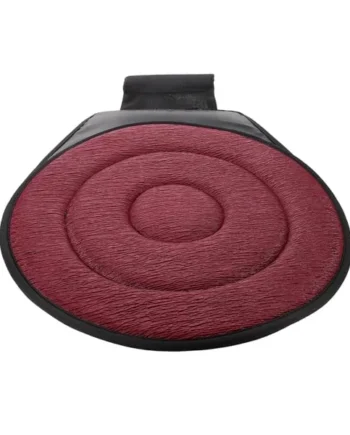 SHINEOFI Rotating Car Seat Cushion 360 Degree Swivel Pad with Non-slip Base Burgundy Double Ring for Elderly Adults Vehicle and Home Use All-season Comfortable Seat Support