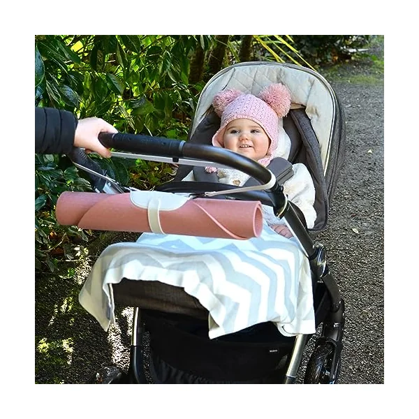 Shnuggle Baby Travel Floor Mat for Home - Perfect for Tummy Time and Yoga | Grey