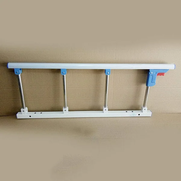 Side Guard for Elderly Multifunction Anti-Fall Vertical Lift Disabled Bed Rail Guard Folding Assist Handle Handicap Bed Railing Hospital Metal Grip Bumper Bar Bed Side Handrail