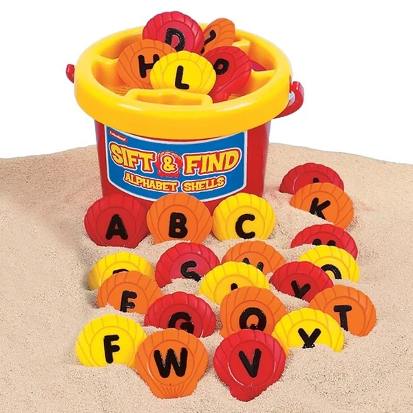 Sift And Find Alphabet Shells