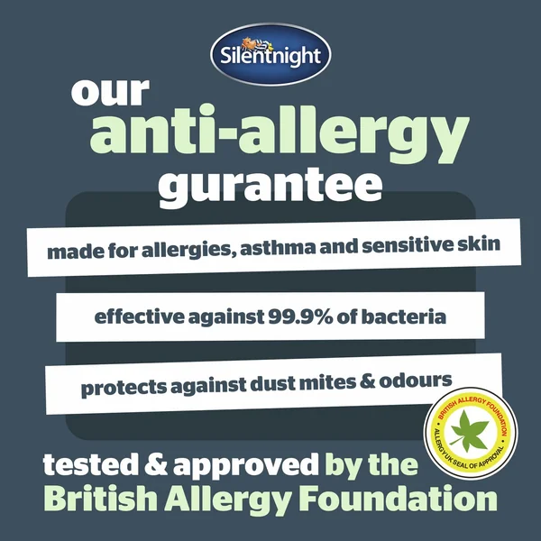Silentnight Anti-Allergy Medium/ Soft Pillow - 2 Pack