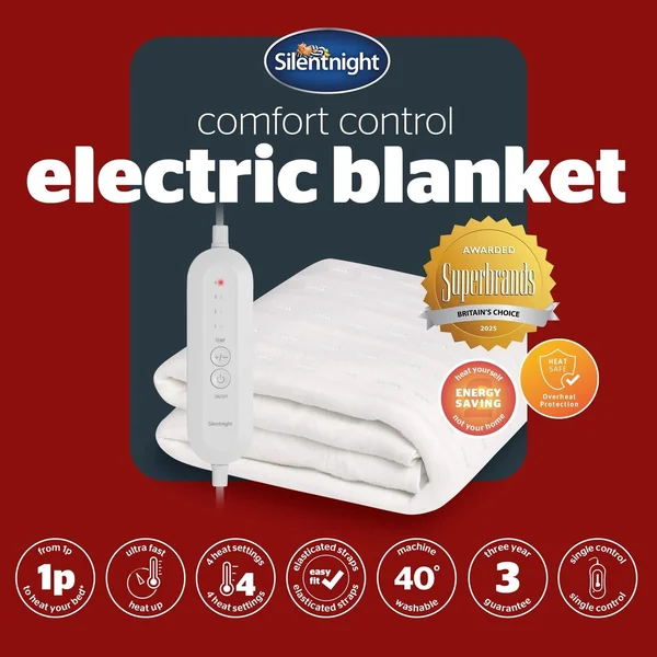 Silentnight Comfort Control Electric Underblanket - Single