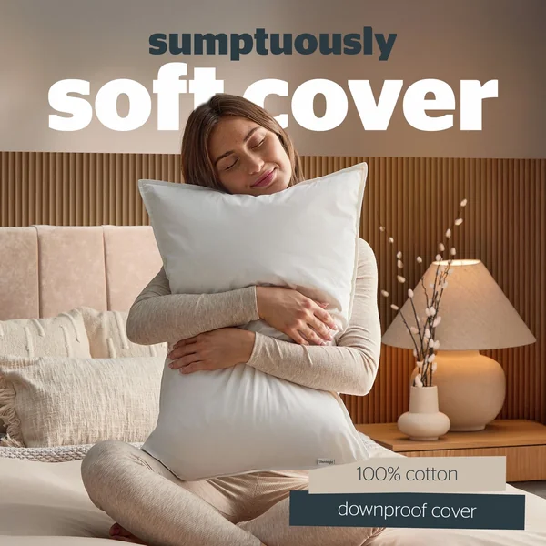 Silentnight Duck Feather Medium/ Soft Pillow - 2 Pack