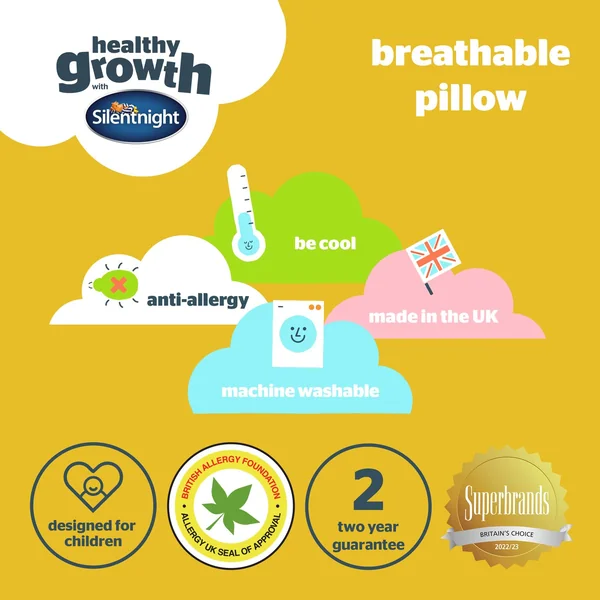 Silentnight Healthy Growth Breathable Pillow