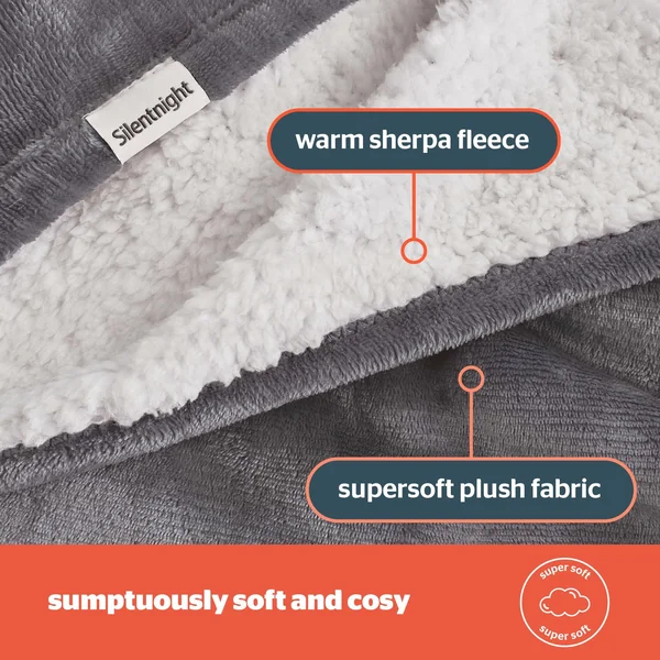 Silentnight Heat Genie Self-Heating Giant Blanket
