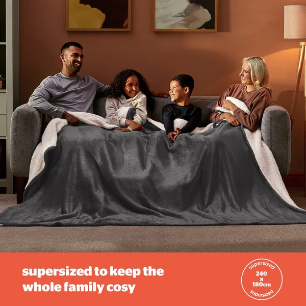 Silentnight Heat Genie Self-Heating Giant Blanket