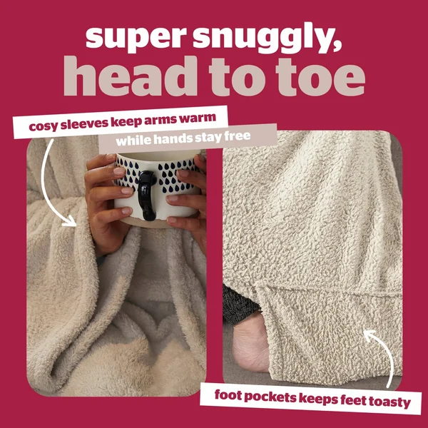 Silentnight Neutral Snugsie Wearable Blanket