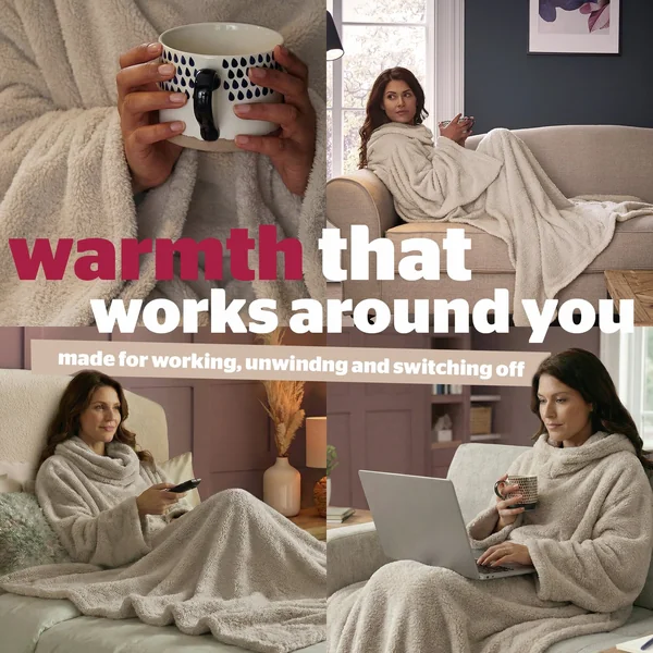 Silentnight Neutral Snugsie Wearable Blanket