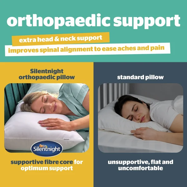Silentnight Orthopaedic Medium Support Pillow