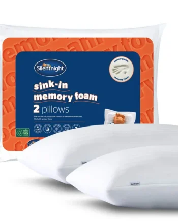 Silentnight Sink-In Memory Foam Medium Pillow 2-Pack